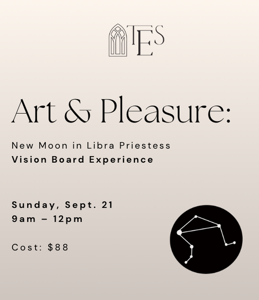 ART & PLEASURE: NEW MOON IN LIBRA PRIESTESS