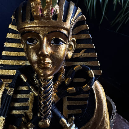 KING TUT RESIN INCENSE BOX