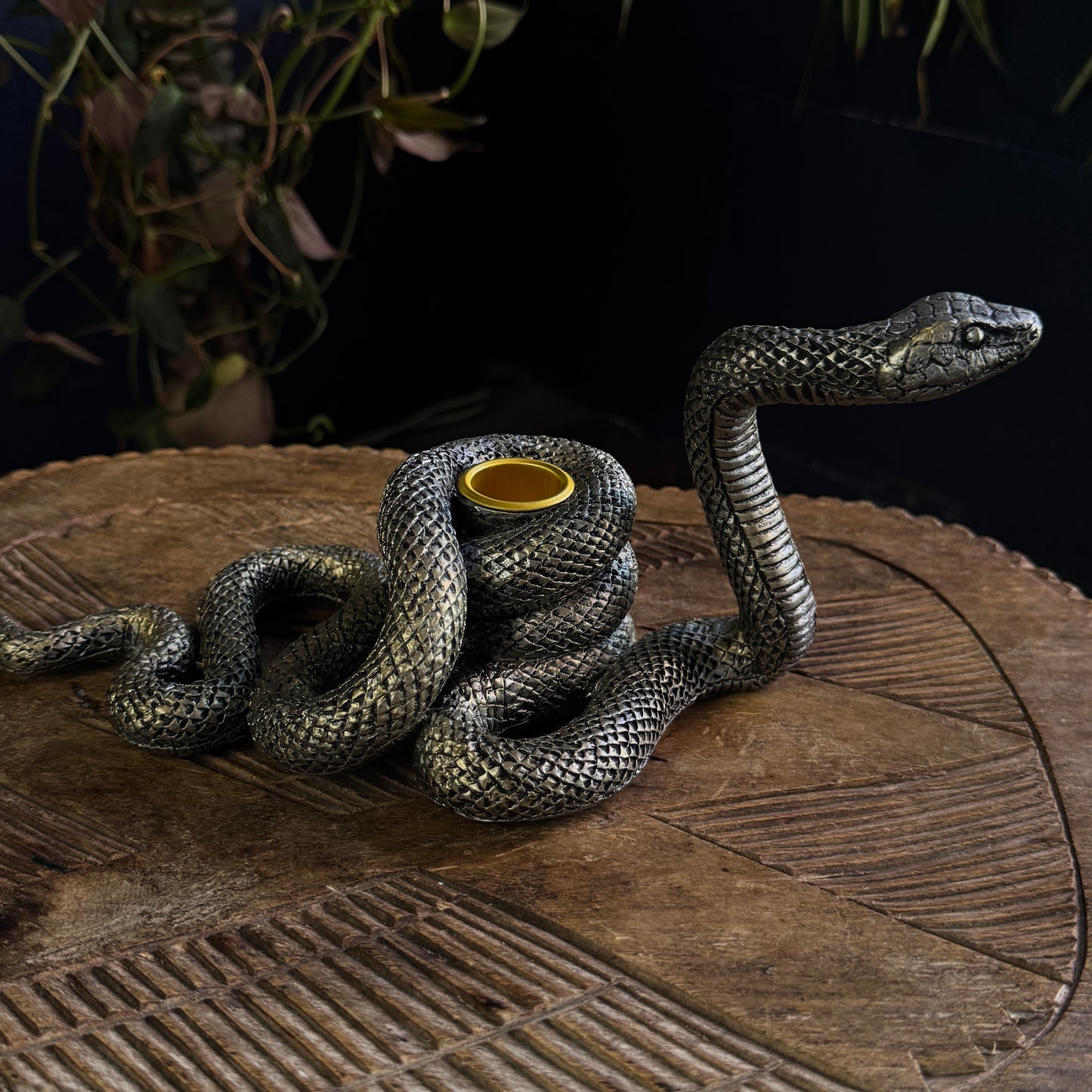 SNAKE CANDLE HOLDER