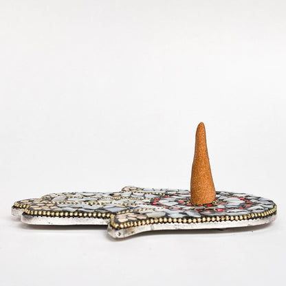 HAMSE INCENSE HOLDER - PEARL