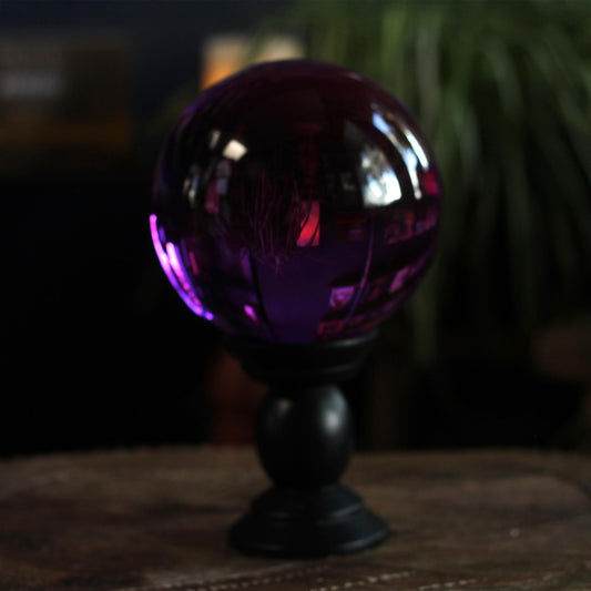 CRYSTAL BALL ON STAND