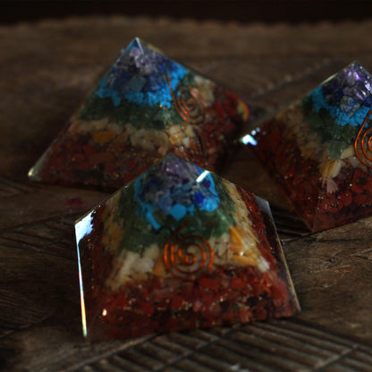 ORGONITE 7 CHAKRA PYRAMID