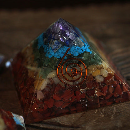 ORGONITE 7 CHAKRA PYRAMID