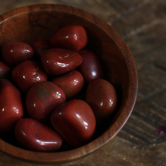 TUMBLED RED JASPER