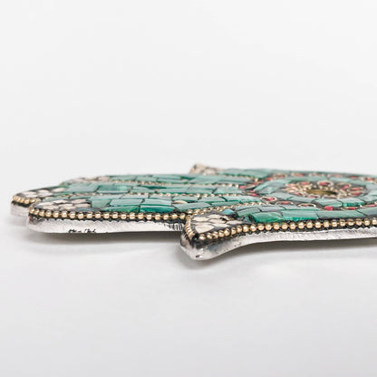 HAMSA INCENSE HOLDER - GREEN